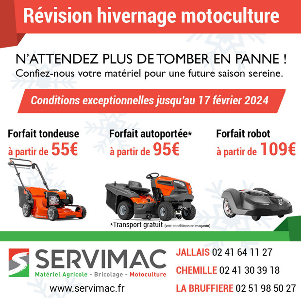 SERVIMAC Matériel agricole - Bricolage - Motoculture à Chemillé ...